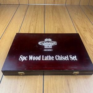 Cummins Industrial Tools 8pc Wood Lathe‎ Chisel Set No.3252 Woodworking